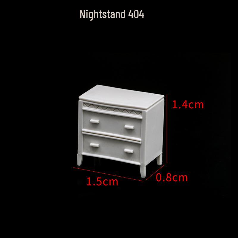 1:50 Scale Model Materials: Sand Table, DIY Indoor Furniture, Wardrobe, Bedside Table, Bookshelf, Wine Cabinet