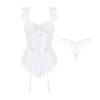 Dream Ballet French Pure Mesh Fishbone Bust Wearing Sexy Lace Underwear Set Small Breasts Gathering Vest