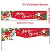 Christmas Outdoor Banner Merry Christmas Decorations For Home 2025 Navidad Kerst Xmas Decor Noel Kerst Happy New Year Gift 2025