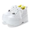 YOSUKE YO729BW11039 White Platform Sneakers Japanese Kawaii Harajuku Chunky Shoes