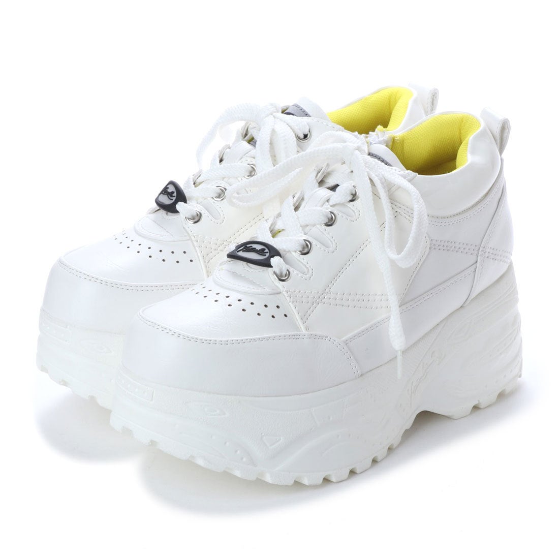 YOSUKE YO729BW11039 White Platform Sneakers Japanese Kawaii Harajuku Chunky Shoes 23cm