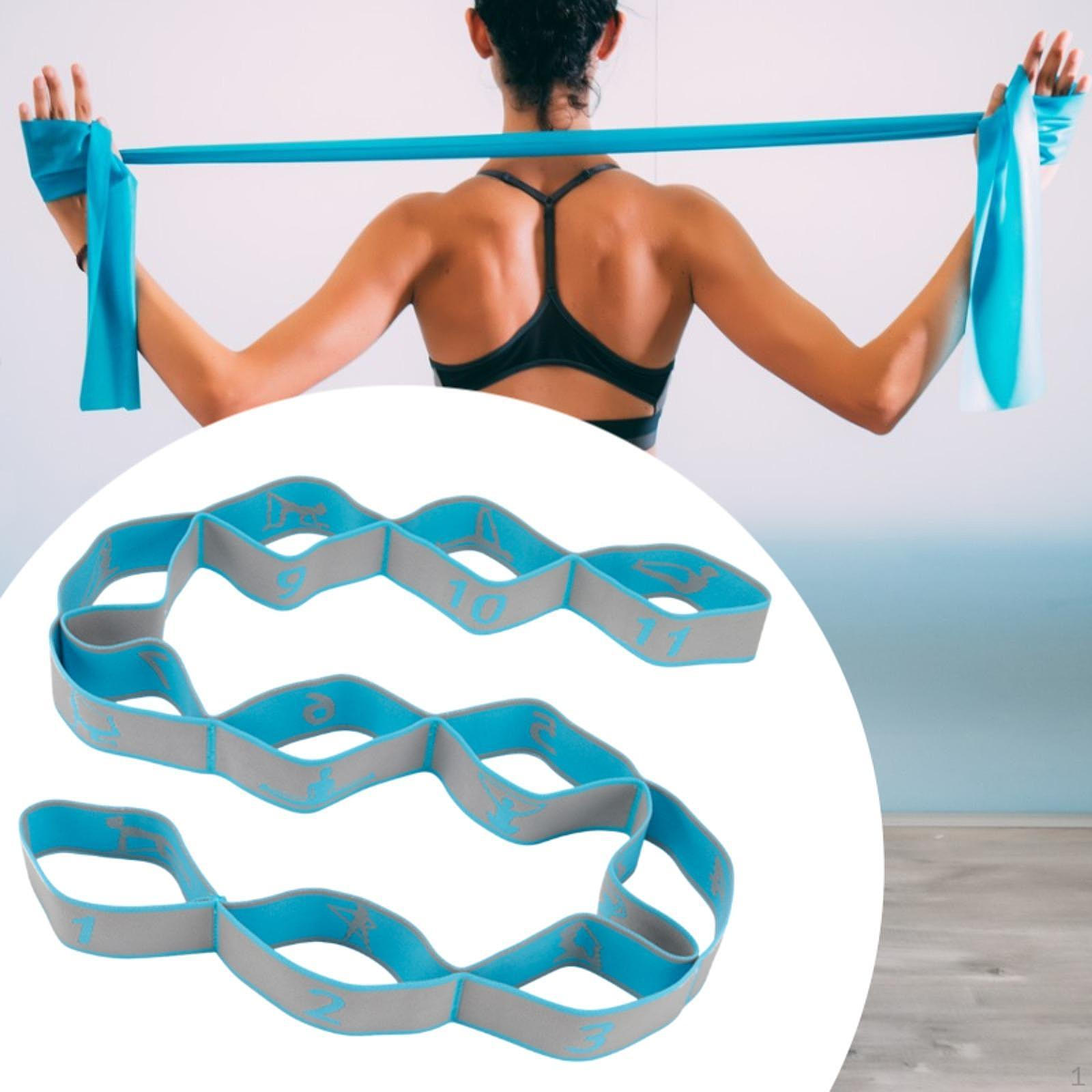 

Looped Yoga Strap for Flexibility Enhancement in Dance And Gymnastics рожевий