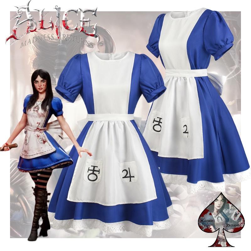 Falei Alice Fantasia de Cosplay de Serva Melhor Para Amantes de Anime