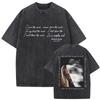 T-shirt Vintage Lavata Edizione Limitata Rapper Kendrick Lamar They Not Like Us Estate Unisex Donna Hip Hop Oversize Street Girocollo Maglietta
