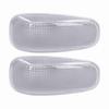 2PCS Side Turn Signal Light Lens with Gaskets Replacement for DODGE SPRINTER 2500 3500 2003‑2006White