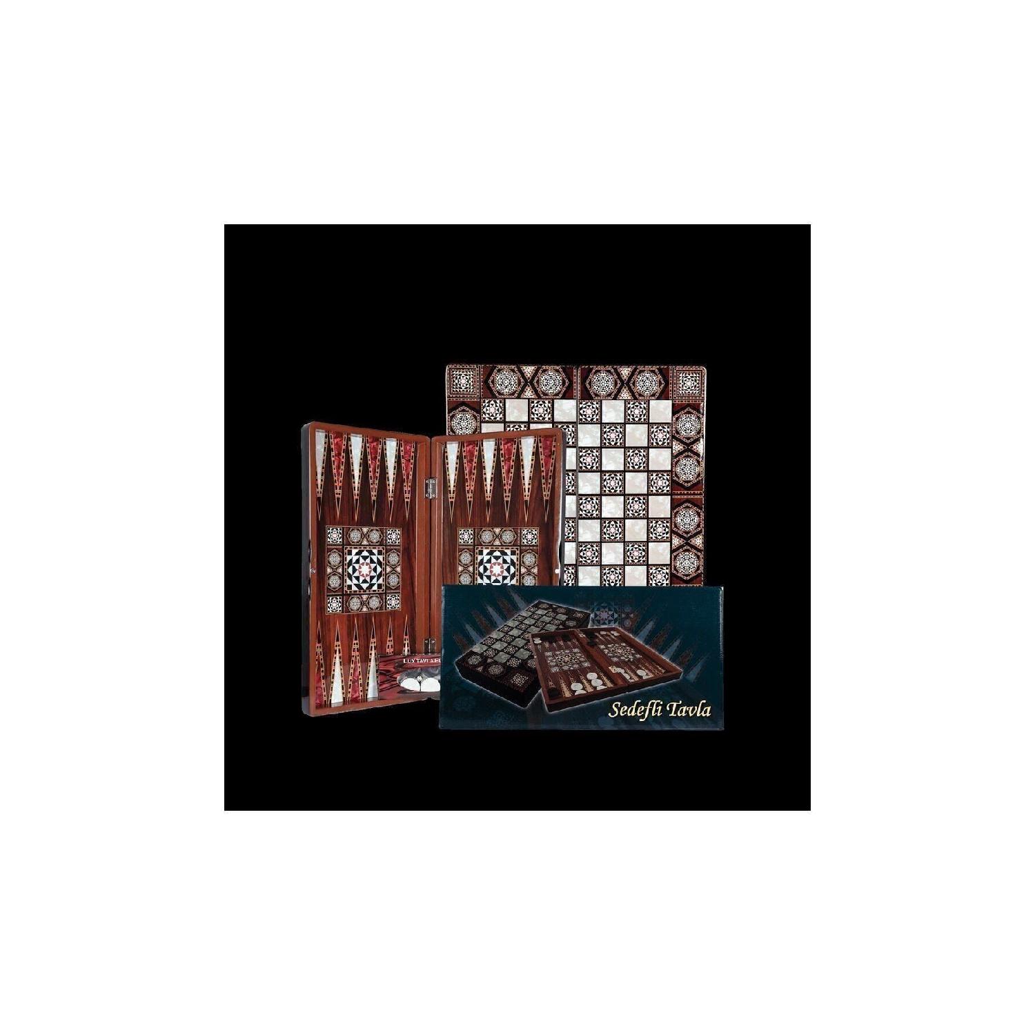 

Eser Sedefli Izmir Backgammon (medium Size).