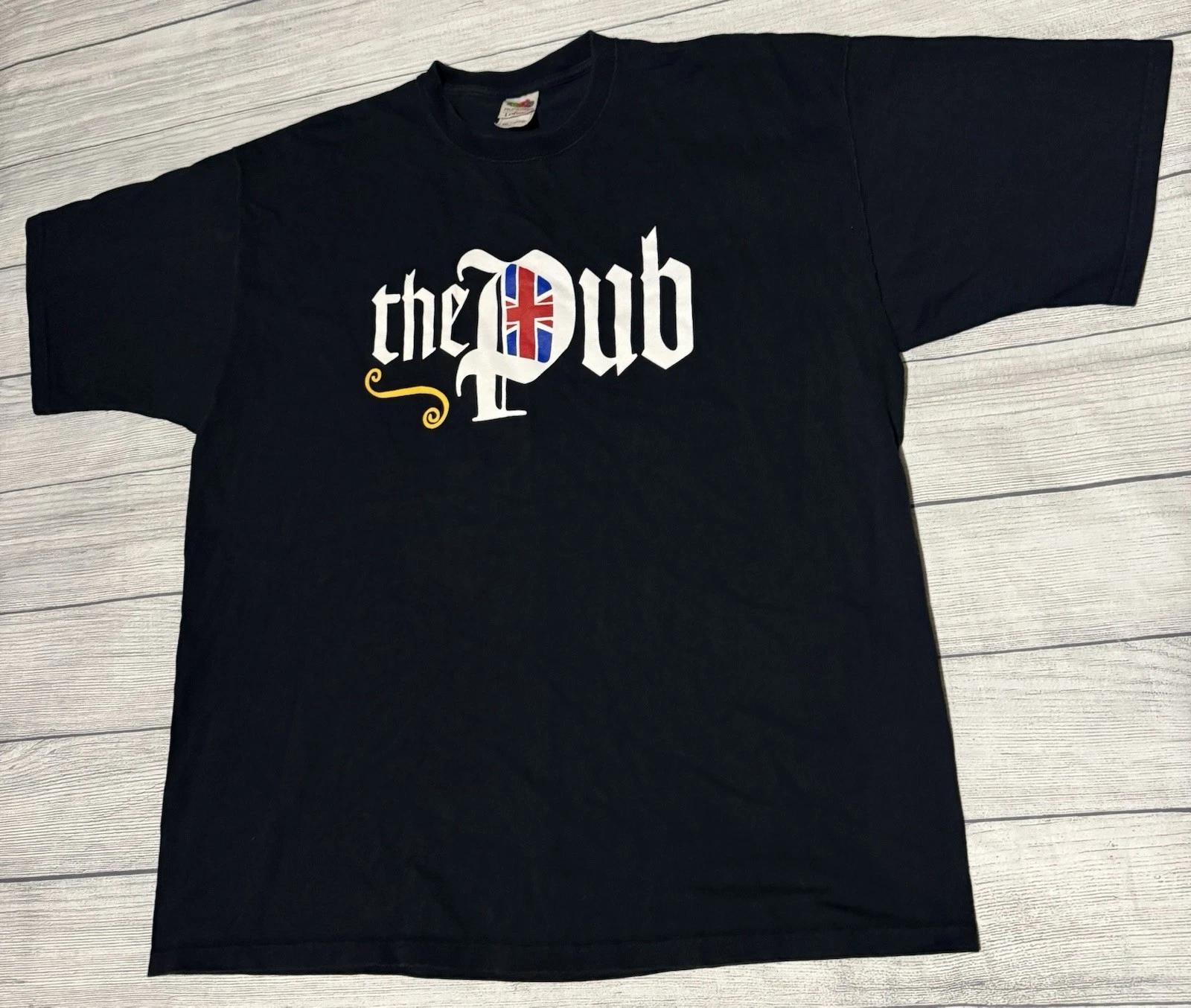 

Lexington Kentucky Bar The Pub Graphic T Shirt Bollocks Size 2XL British Flag 4XL