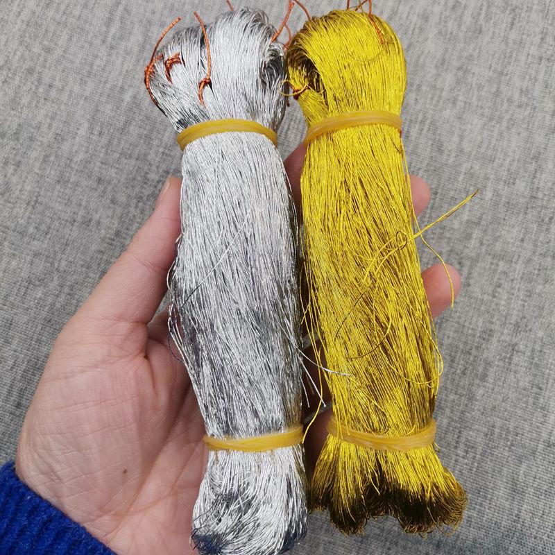 Geflochtene Schmuckkordel für Anhänger - Gold- & Silberfäden