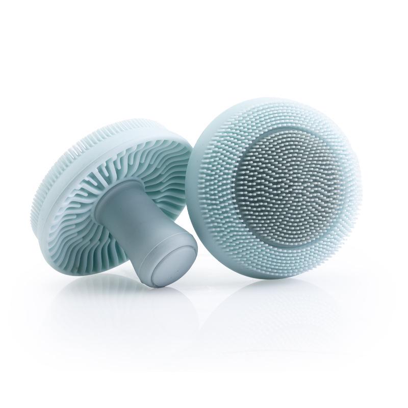 Silicone Facial Cleansing & Exfoliating Brush with Baby Bath & Massage Features