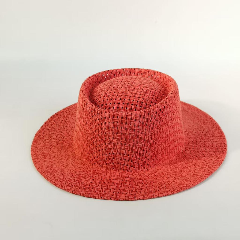 2026 cappello di paglia estate Uomo Panama Cappelli di paglia semplici cappelli da sole Donna cappello durevole Intreccio stile rattan Protezione UV cappello da mare