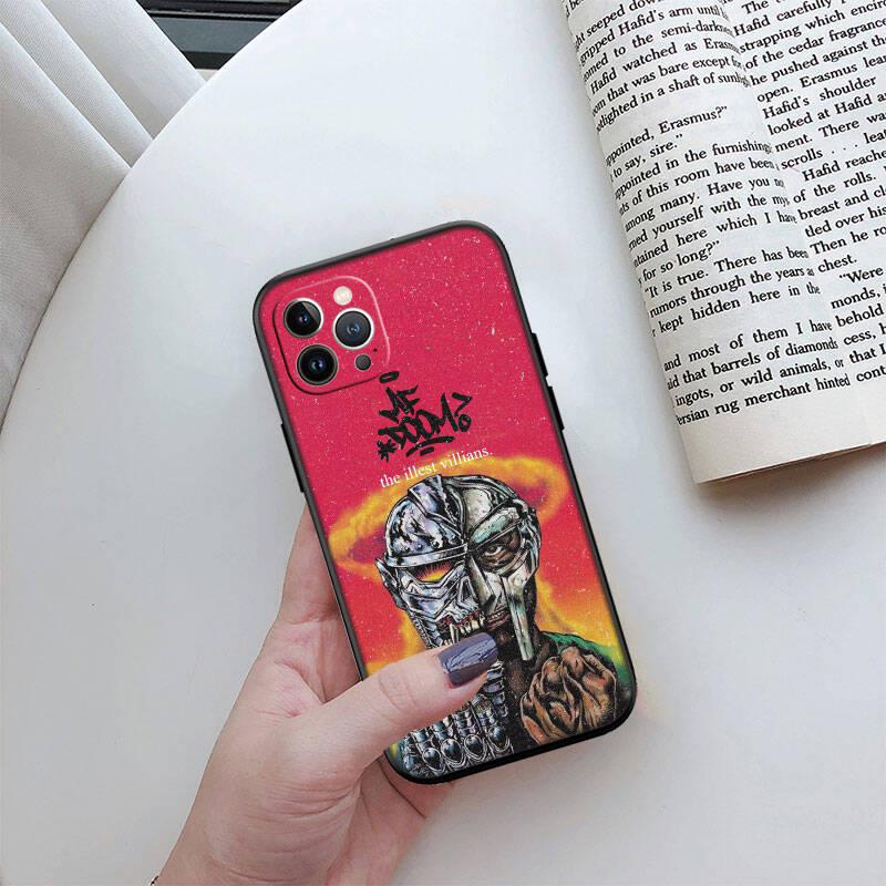 MH89 MF DOOM Phone Shell Case for iPhone 7 8 11 12 13 14 15 16 17 16E XS Pro Max XR X SE Air