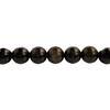 Jingxi Natural Gold Obsidian Crystal Beads Handmade DIY Bracelet Accessories