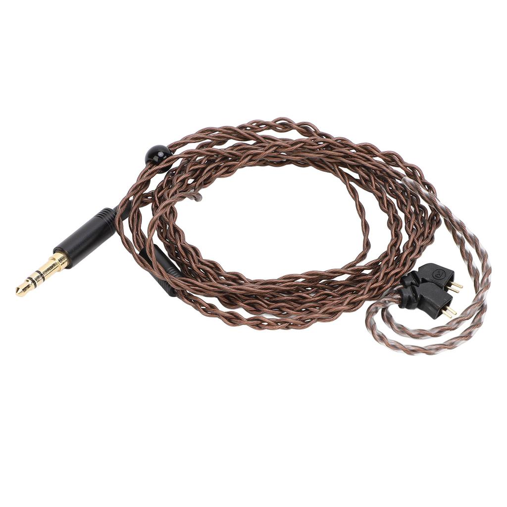 2 Pin 0.78mm Earphone Cable Clear Sound Tangle Free 3.5mm Plug Earbuds Upgrade Cable for KZ AS12 AS16 ZSX ZSN ZS10 Pro