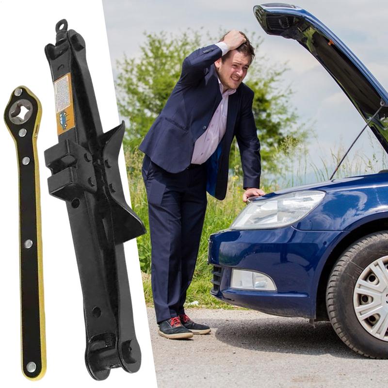 New Car Jack 2T Portable Labor-saving Hand-cranked Car Scissor Jack Car Repair And Tire Replacement Special Tool For Car SUV