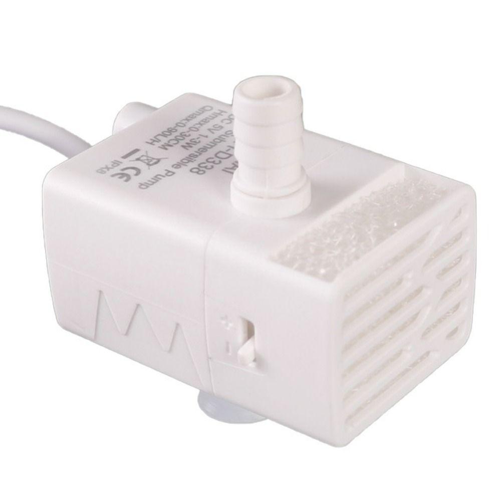 Ultra-quiet Mini Submersible Pump LED Light Water Fountain Pump Replacement  Dog Water Dispenser