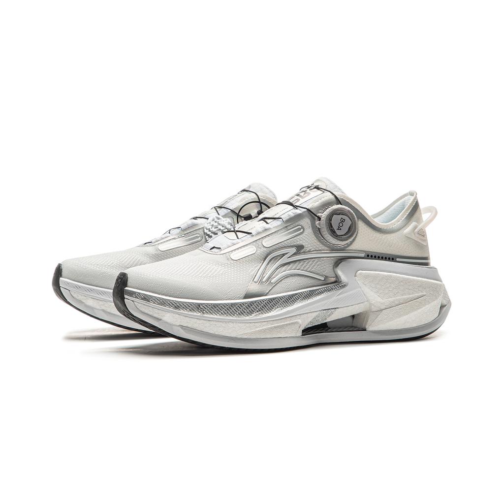Li Ning Lijun 8 Pro Lightweight Running Shoes Women Sneakers Silver White ARZV002-16