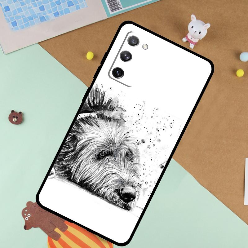 Irish Wolfhound Dog Soft Case For Samsung Galaxy S24 Ultra S9 S10 S20 S22 S23 Plus S21 FE S25 Ultra Funda Cover