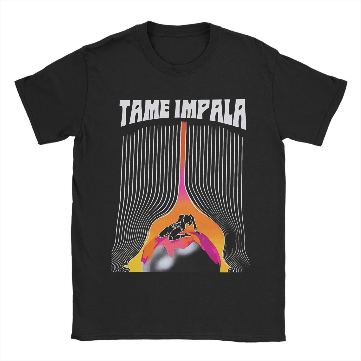 

Tame Impala rock Metal Band Printed T Shirt for Men Women Cotton Tee Shirt Clothing XXXXXL чорний