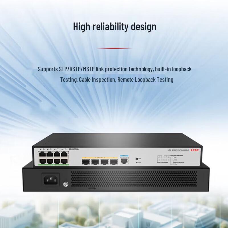 H3C S1850V3-4P4UN4NS-HI 2.5G Web Managed Switch