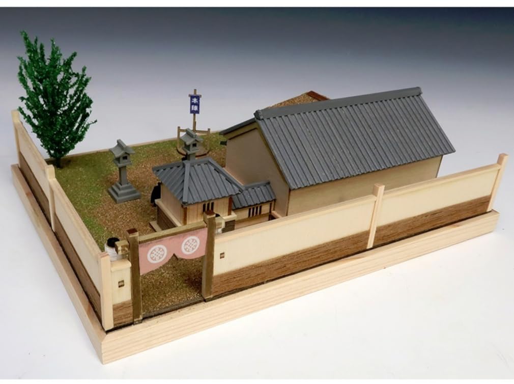Woody Joe Stations of the Wooden Model Assembly Kit Fifty-three Tokaido, Sekijuku, (Diorama)