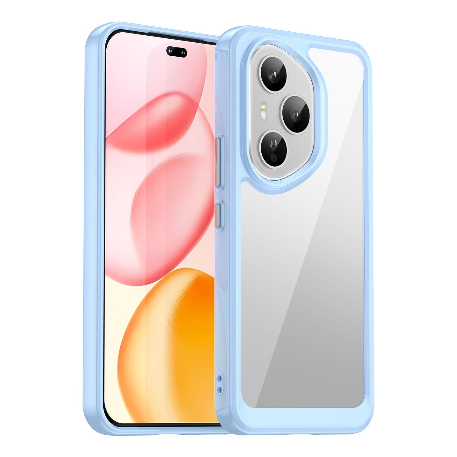 

Для Honor 400 Pro Global Чехол для Honor 400 Pro Global Крышка Оболочка Противоударный Прозрачный Силиконовый Чехол для Honor 400 Pro Global Honor 400 Pro (Global) светло-синий