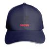 Never Again is Now Baseball Cap Contrast Two Tone Brim Snapback Flat Bill Strapback Dad Hat
