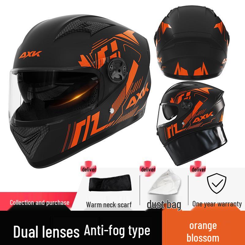 Męski/Damski Zimowy Ciepły Elektryczny Kask Samochodowy - Całoroczny Pełny Kask Motocyklowy