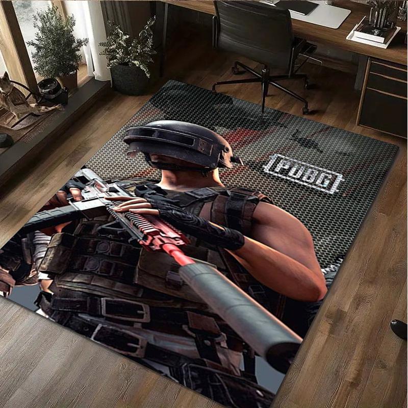 1Pc pnbg Print Rug - Computer Chair Area Rug home decoration Carpet For Living Room Bedroom Flooring Mat