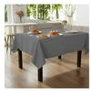 Nappe en polyester Essentiel 145 x 200 cm gris souris