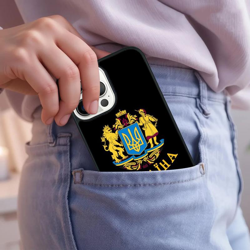 

Peace Love & Ukraine Phone Case For iPhone 17 Air 15 16e 14 13 Pro Max Coque 12 11 Pro Max PLUS cover iPhone 14pro