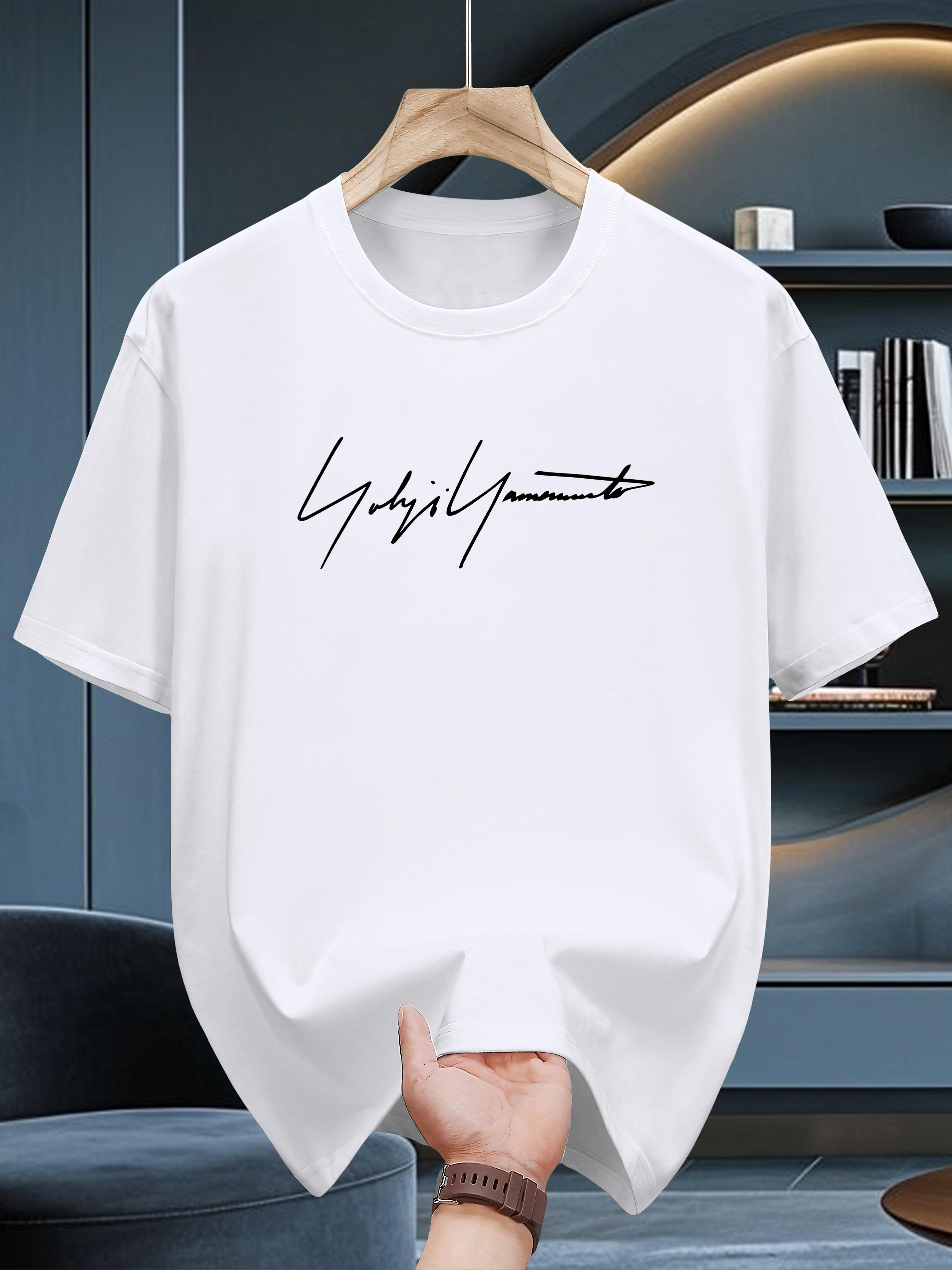 Casual T-shirt -Crew Neck Tee with Geometric Pattern XXL