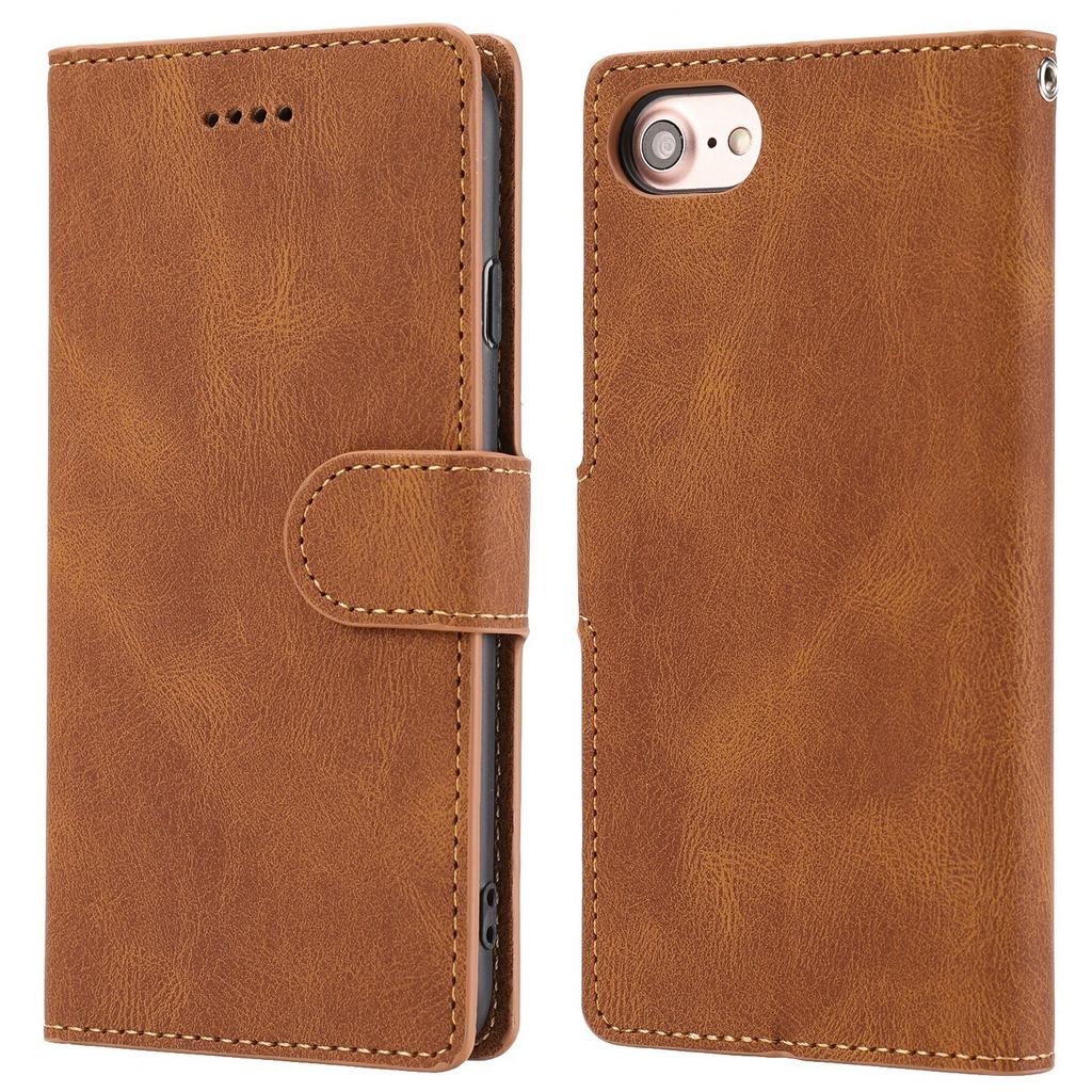 Für iPhone 16e Hülle PU Leder Handyhülle mit Brieftasche Ständer