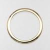 TIFFANY&Co. forever classic band Ring K18 yellow gold/diamond #4.9(US Size) 2.55g Women Used
