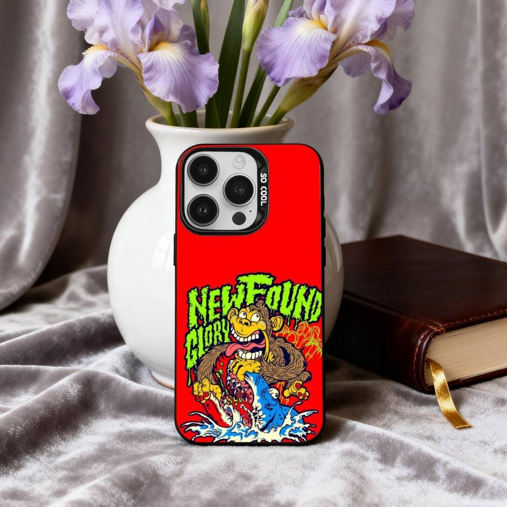 Punk N-New Found Glory Band Phone Case For iPhone17,16,15,14,13,12,11 Plus,Pro Max Candy Silver Plated Inside Cover