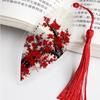 Ancient Chinese Landscape Painting Bookmark Beautiful Beautiful Leaf Vein Bookmark Gift To Classmates and Friends