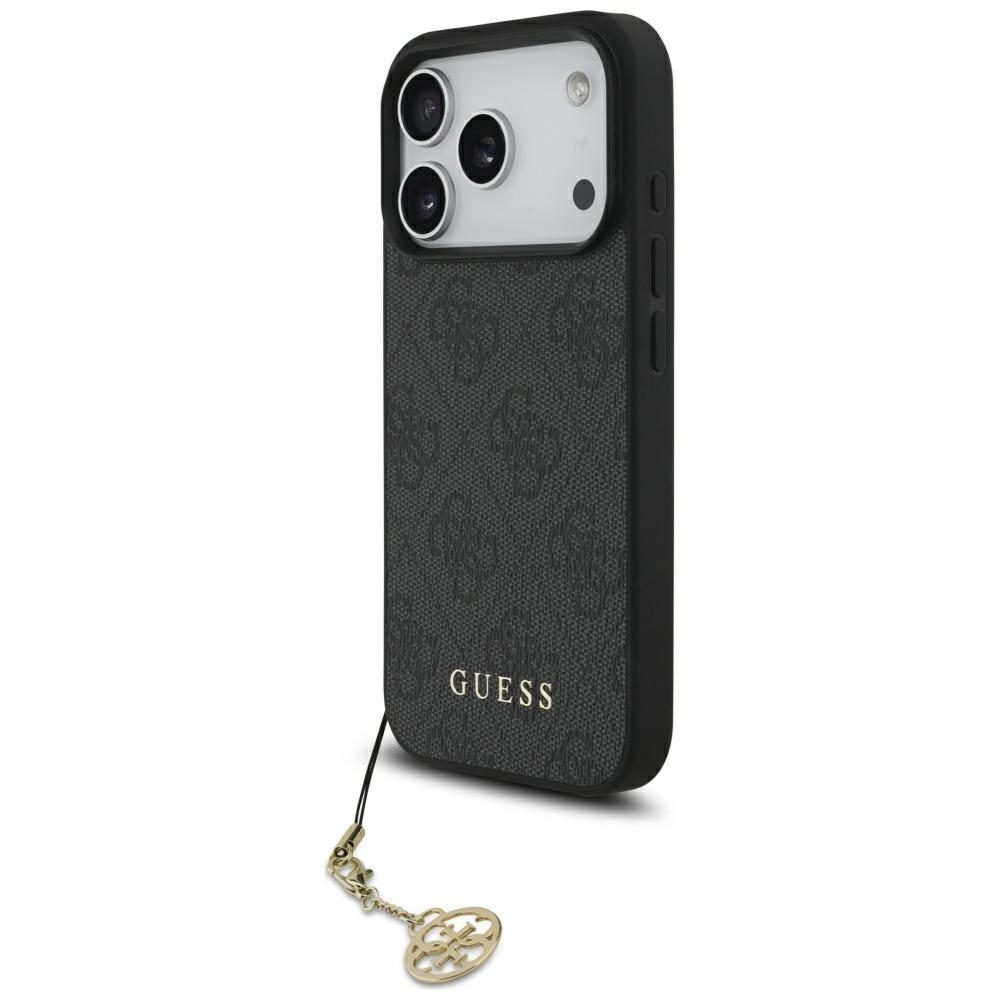 Guess 4G Charms Collection MagSafe case for iPhone 17 Pro black