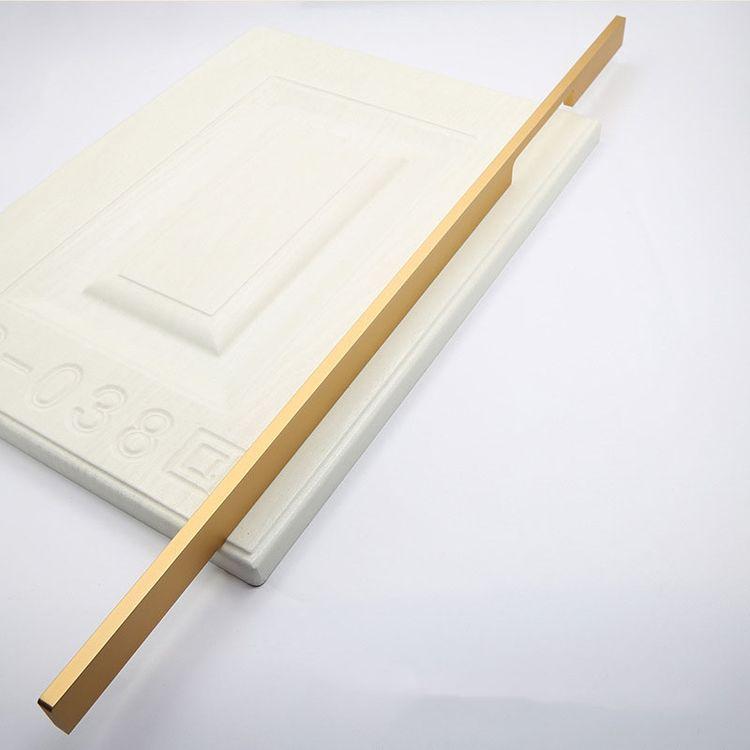 Long Solid Aluminum Handle Manufacturers Metal Decorative Cabinet Knobs Handles for Furniture Drawer Pull Handle