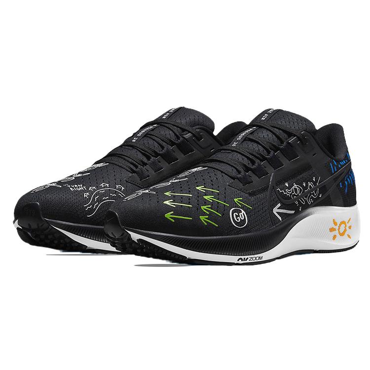 New Nike X Joy Yamusangie Air Zoom Pegasus 38 'Running Thoughts Black' DM3274-001