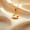 2026 Stainless Steel Double Heart Pendant - New Style Accessories