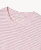LADY VOLUME Soft Stripe T-Shirt (Pink)