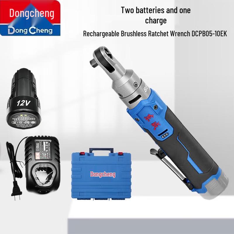 

Dongcheng Cordless Brushless 90-Degree Ratchet Wrench CN plug (adapter included)