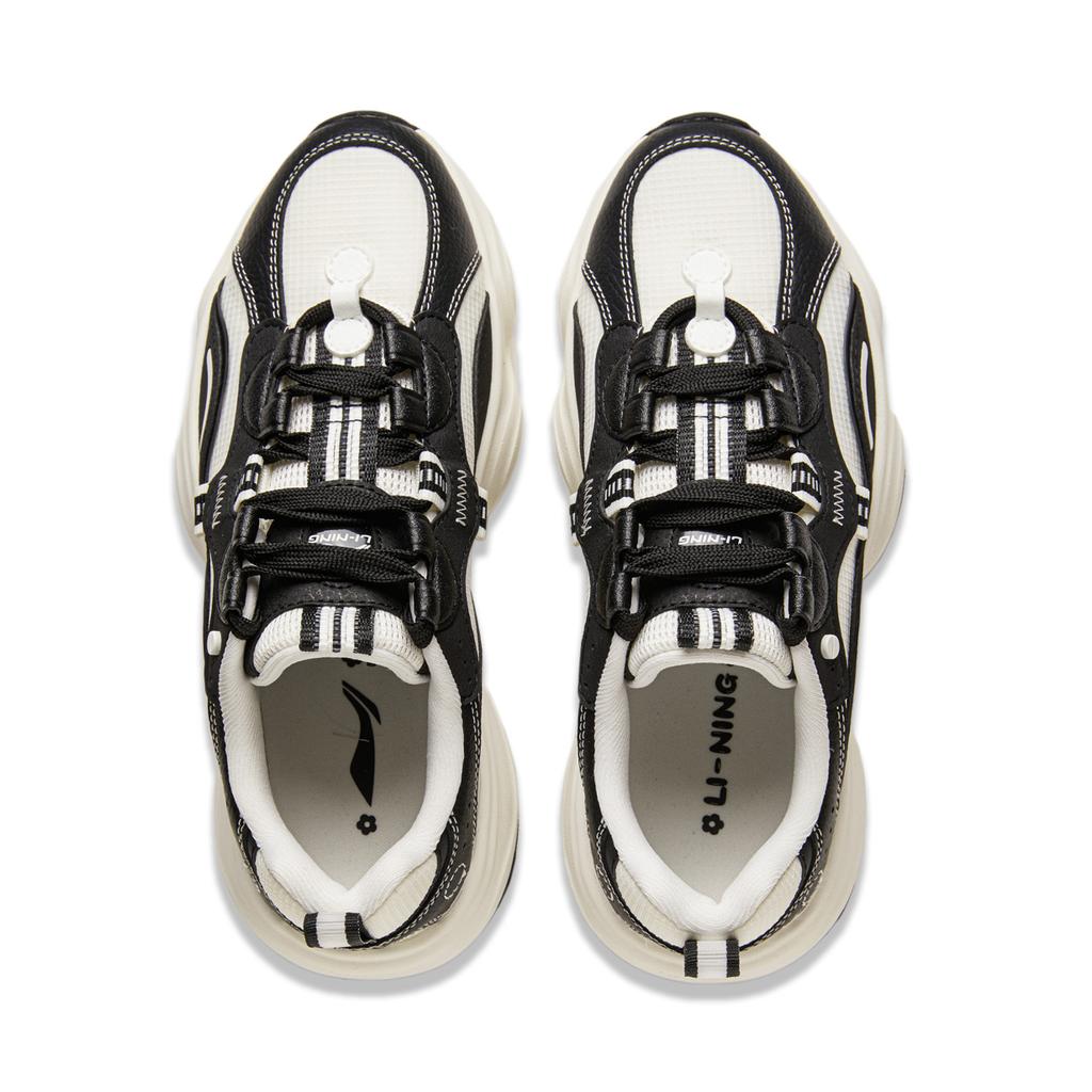 New LiNing Honey Cushioned Wear Resistant Height Increasing Low Top Casual Shoes Women's AGCU246-4