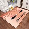 Cute Girl Eyelash Carpet Suitable for Living Room Bedroom Door Mat Table and Chair Protection Mat Carpet Office Carpet Balcony Decoration Ca