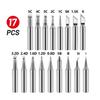 17Pcs  Free Soldering Iron Tip 900M-T For 936 Soldering Station