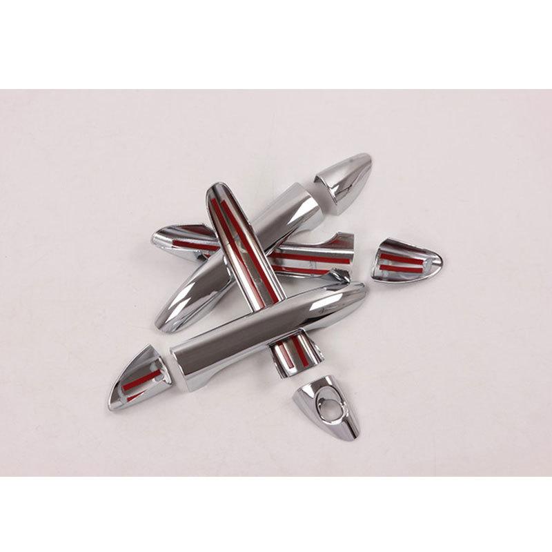 4x for Hyundai Grand i10 Xcent Gran Metro Taxi 2013~2024 ABS Chrome Door Handle Covers Trim Car Styling Sticker Auto Accessories
