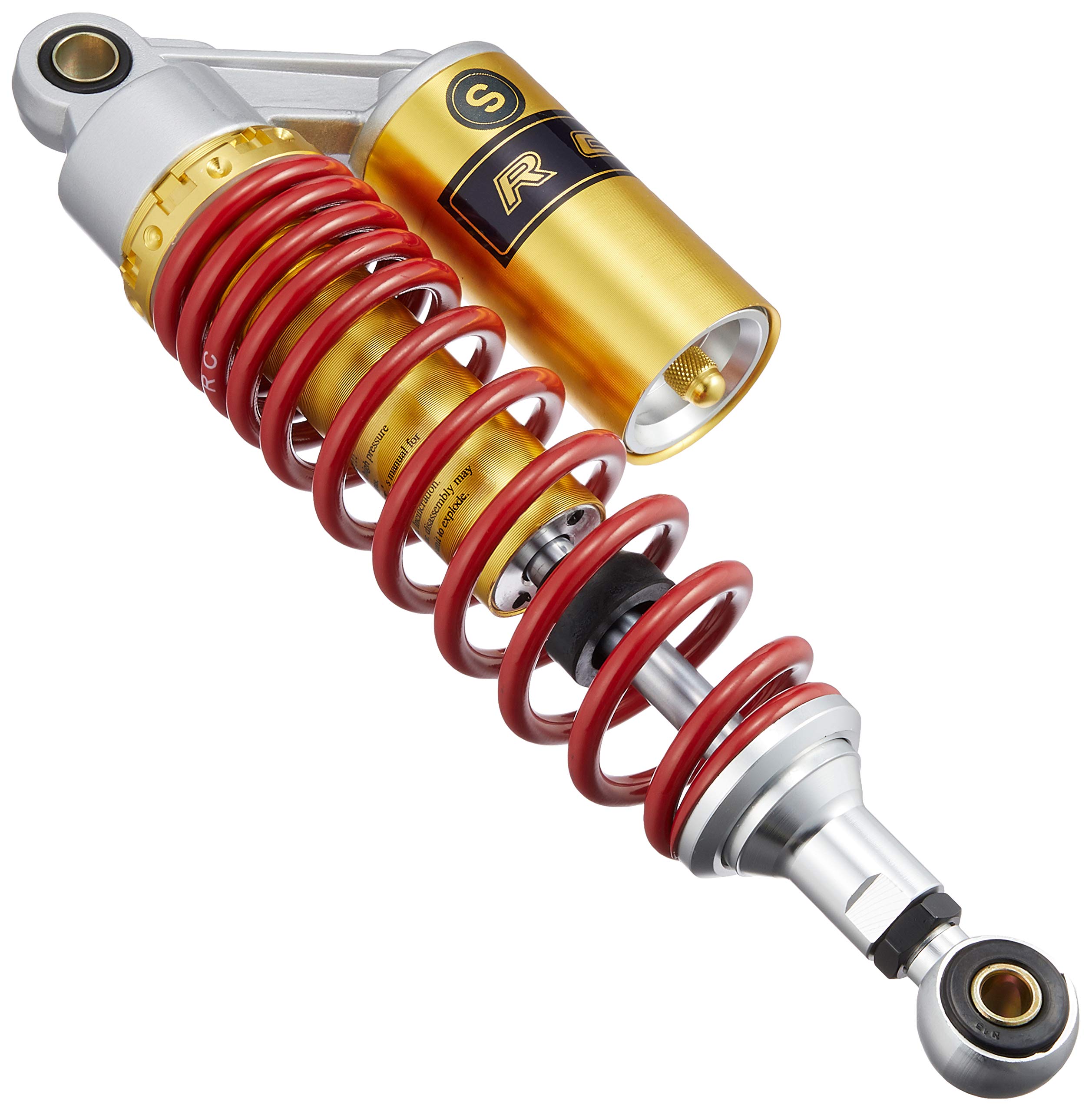 Bike Parts Center Rear Suspension RC Rear Shock S Type Red 501006