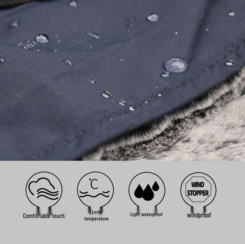 Winter Trapper Hat: Windproof Military-Style with Velvet Ear Protection for Men & Women