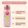 120 Fruit Fruit Doodle Stickers Decorative Notebook Suitcase Cartoon Stickers