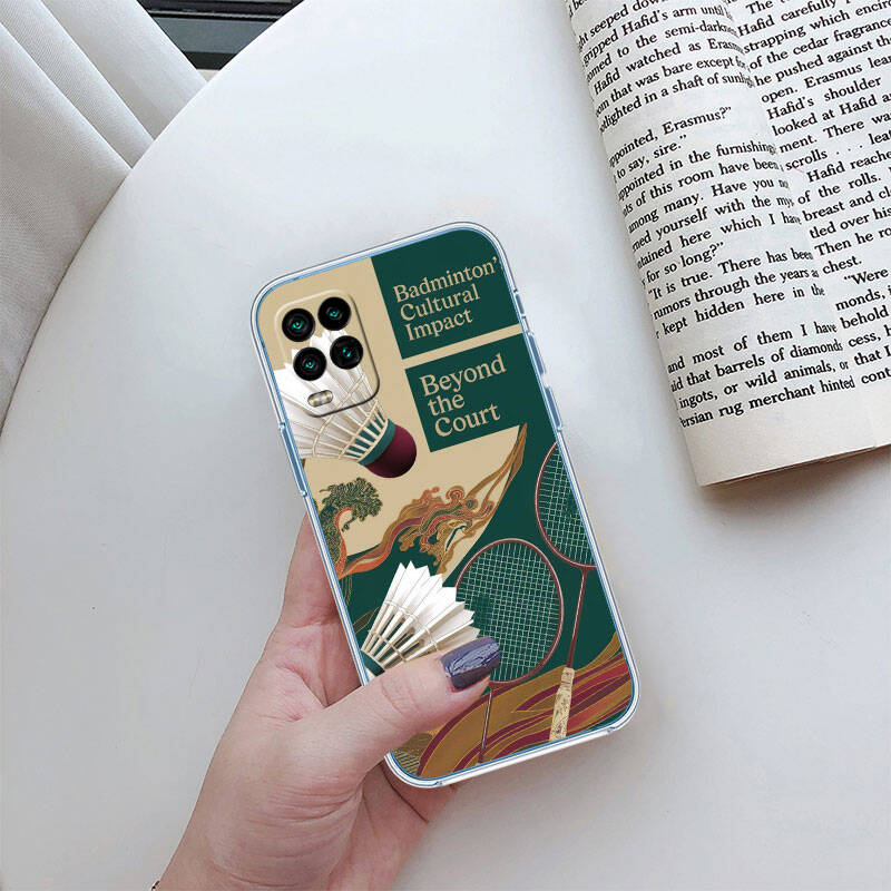MH18 Badminton Sports Phone Case for Motorola Edge 20 30 S30 40 50 Fusion Lite Plus Pro Neo Ultra One Power Action Macro Hyper Vision Zoom