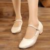 Modern Dance Shoes Women Girls Dancing Shoes Middle Heel  3.5CM 5CM Ballroom Suede Rubber Sole Latin Dance Shoes for Women